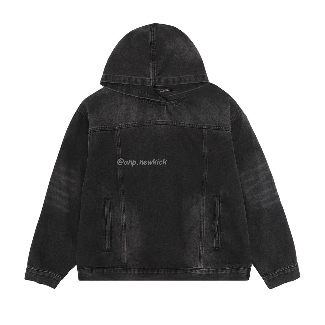 Balenciaga Hooded Denim Hoodie (6) - newkick.vip